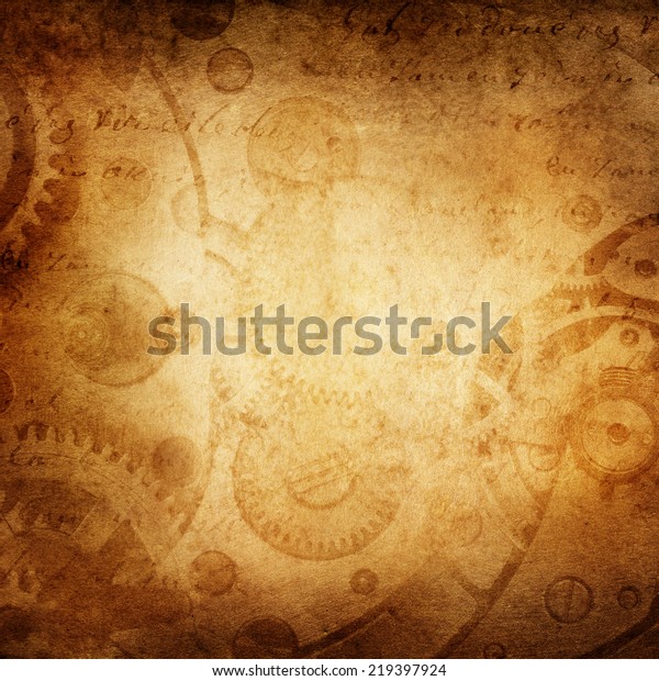 Vintage Clockwork Background Stock Photo 219397924 | Shutterstock