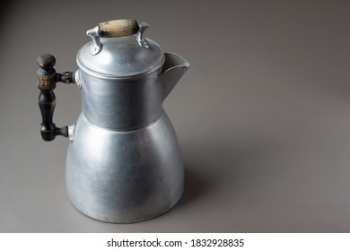 Vintage coffee pot, percolator used on stove top - Powered by Shutterstock