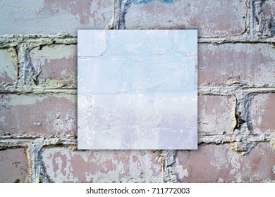 Vintage colored bricks