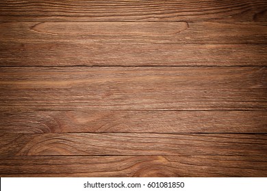 Vintage Colorful Wood Background. Old Brown Board In Warm Colors. 