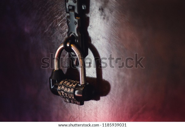 Vintage\
Combination lock in a Quest Escape\
Room