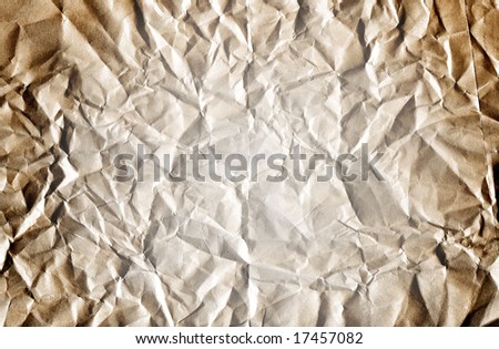 vintage crumpled paper
