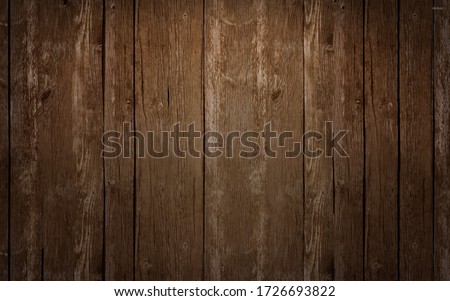 vintage dark teak wooden texture background. topview