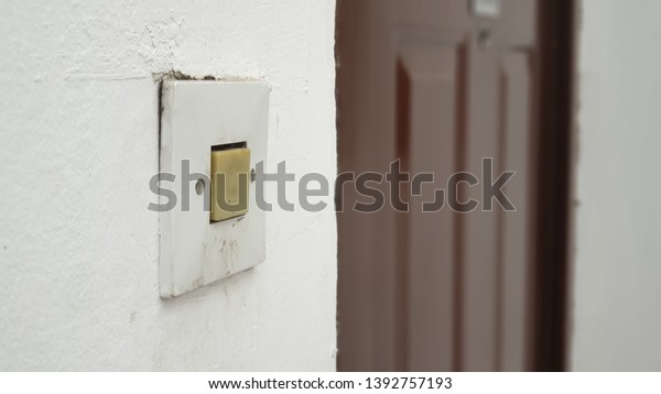 Vintage Door Bell Ready Repair Replacement Stock Photo Edit