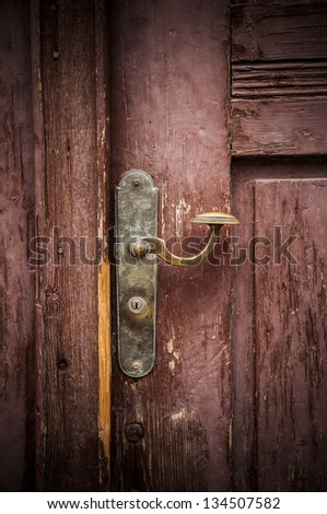 Similar – Gate Door Metal Lock Old