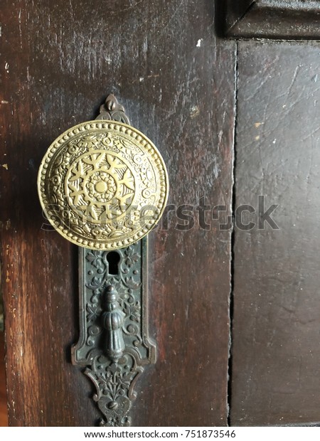 Vintage Doorknob Stock Photo Edit Now 751873546