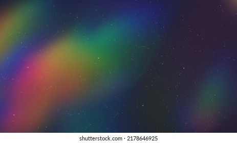 Vintage Dusted Color Holographic Abstract Multicolored Background Photo Overlay, Screen Mode for Retro Looking, Rainbow Light Leaks Prism Colors, Trend Design Creative Defocused Effect, Blurred Glow  - Shutterstock ID 2178646925
