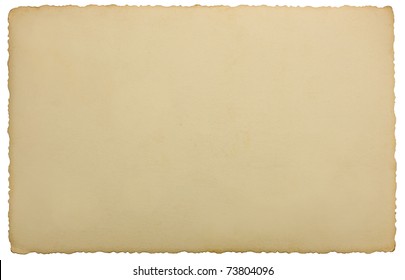 Vintage Edge Photo Background Texture Isolated Back Blank Reverse Side