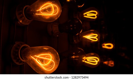 Vintage Edison Lightbulb Lamps