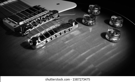 Black White Guitar Images Stock Photos Vectors Shutterstock