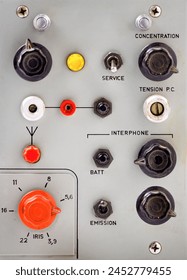 Vintage Electronic Control Panel for use as Backgrounds