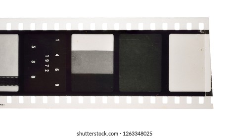 Vintage Film Stock For Still Photography Or Motion Picture. Isolated