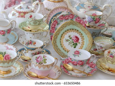 Vintage Fine China Tea Cups And Tea Sets - Tea Party