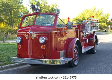 Vintage Fire Department Truck.