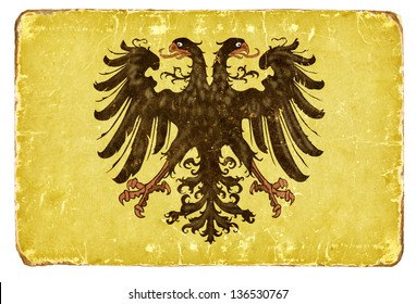 Vintage Flag Of The Holy Roman Empire.