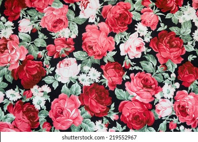 Vintage Floral Fabric