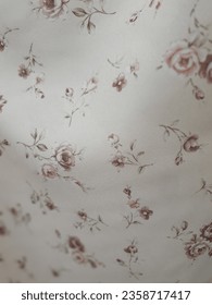 Vintage floral texture in textile close up - Shutterstock ID 2358717417