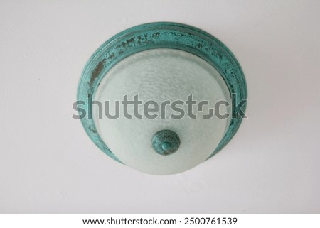 Similar – Image, Stock Photo Ceiling lighting in old building