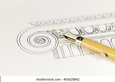 38,272 Vintage architectural drawings Stock Photos, Images