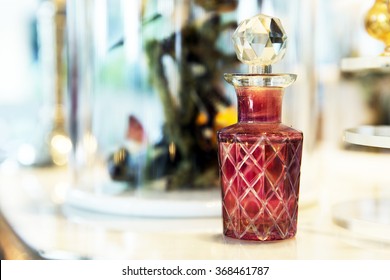 Vintage Glass bottle for perfume