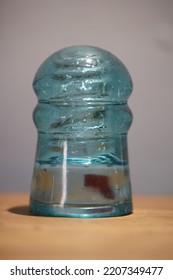 Vintage Glass Insulator Telephone Pole Wires