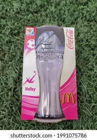 Vintage Glass From McDonald Collaborative With Coca Cola In Conjunction For Fifa 2010