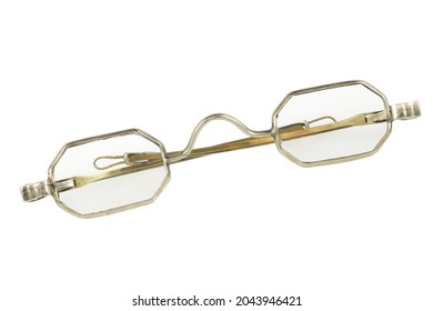 Vintage Glasses From The Civil War With Octagonal Glasses