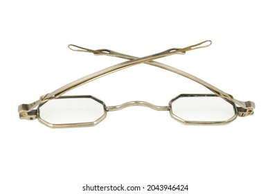 Vintage Glasses From The Civil War With Octagonal Glasses