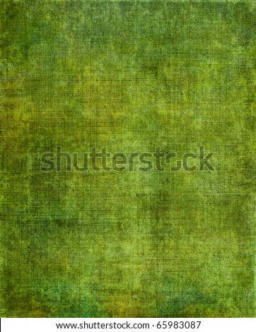 A vintage green background with a grunge screen pattern.