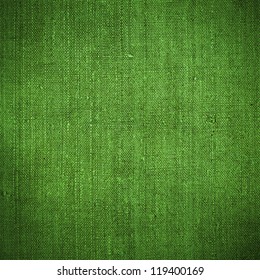 Vintage Green Fabric Background