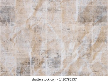 Crumpled Newspaper Texture Hd Stock Images Shutterstock