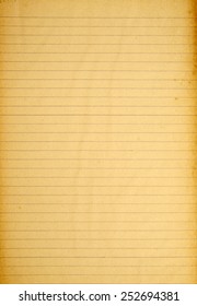Vintage Grunge Page Old School Notebook Paper