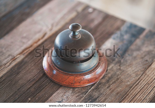 antique hotel desk bell