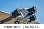 Vintage Junkers JU 52 aircraft. Germany