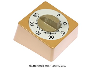 Vintage Kitchen Timer Isolated On White Stock Photo 2061975152   Vintage Kitchen Timer Isolated On 260nw 2061975152 