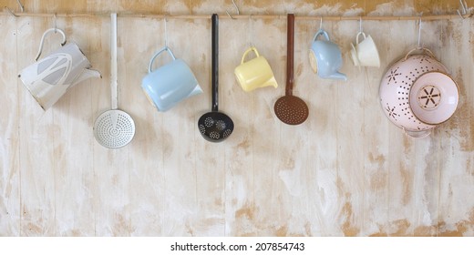 Vintage Kitchen Utensils, Free Copy Space