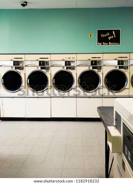 Vintage Laundromat\
Dryers