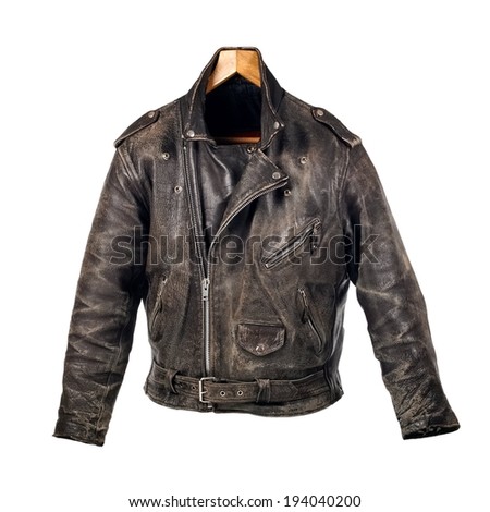 Vintage  leather biker jacket