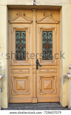 Similar – Image, Stock Photo Open front door close-up to new home