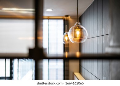 Vintage luxury interior lighting lamp cover with bronze plate and transparent glass bulb for home decor. - Powered by Shutterstock