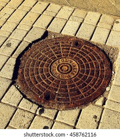 Vintage Manhole Cover