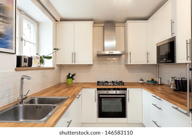 Vintage Mansion - A White Modern Kitchen