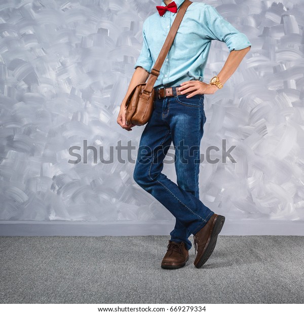 Vintage Men Clothing Retro Style Low Stock Photo Edit Now 669279334