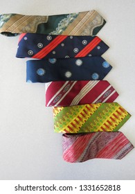 Vintage Mens Neck Ties From The 1970s 