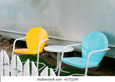 Vintage Metal Lawn Chairs