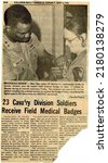 Vintage Military Newspaper Clippings - 1st Cav