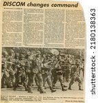 Vintage Military Newspaper Clippings - 1st Cav