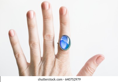 Vintage Mood Ring - Isolated