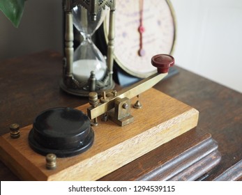 Vintage Morse Code Telegraph Machine