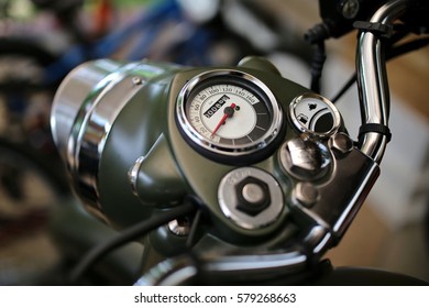 Vintage Motorcycle  Guage Speedometer